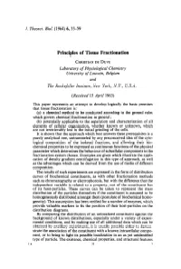 Principles of Tissue Fractionation
