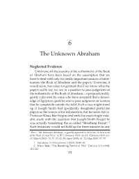 The Unknown Abraham