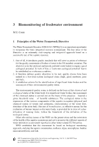 3 Biomonitoring of Freshwater Environment