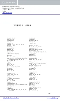 Author Index