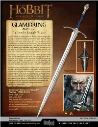 Glamdring™: the Sword of Gandalf™ the Grey Item# UC2942