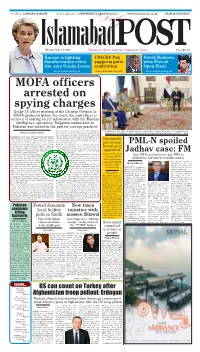 MOFA Officers Arrested on Spying Charges