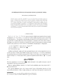 On Representation of Integers by Binary Quadratic Forms