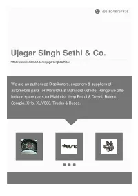 Ujagar Singh Sethi &