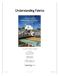 Understanding Fabrics Guide