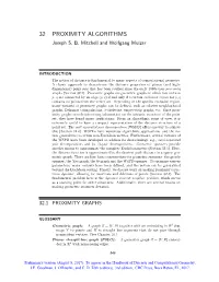 32 PROXIMITY ALGORITHMS Joseph S