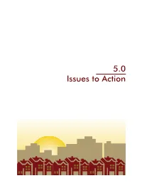 5.0 Issues to Action