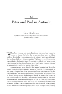 Peter and Paul in Antioch
