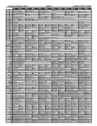 Sunday Morning Grid 10/29/17 Latimes.Com/Tv Times