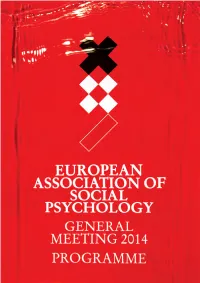 EASP GM 2014 Programme & Abstracts