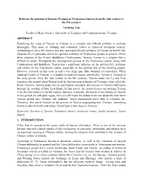 Redefine the Position of Daoism (Taoism) in Vietnamese History