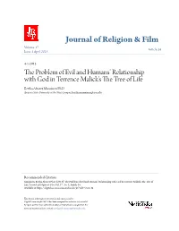 The Problem of Evil and Humans' Relationship with God in Terrence Malick's the Tree of Life