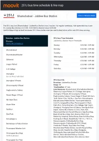 251J Bus Time Schedule & Line Route
