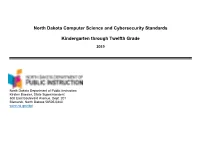 Computer Science and Cybersecurity Standards