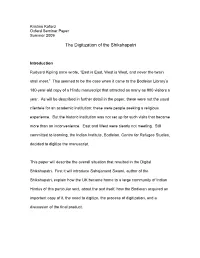The Digitization of the Shikshapatri