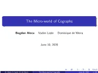 The Micro-World of Cographs