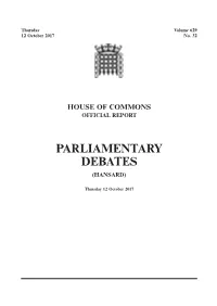 Whole Day Download the Hansard Record of the Entire Day in PDF Format. PDF File, 1.03