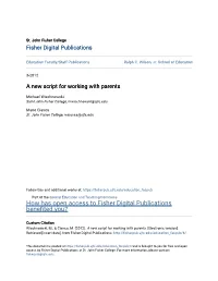 A New Script for Working with Parents