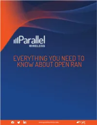Everything You Need to Know About Open Ran