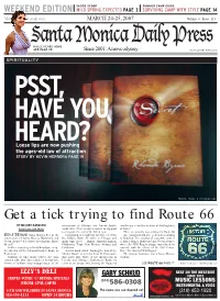 Get a Tick Trying to Find Route 66