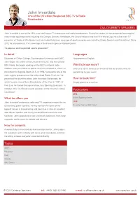 John Inverdale Speaker Profile