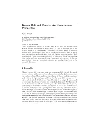 Kuiper Belt and Comets: an Observational Perspective