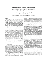 Microkernels Meet Recursive Virtual Machines