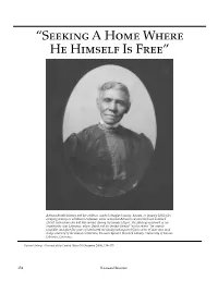 “Seeking a Home Where He Himself Is Free”