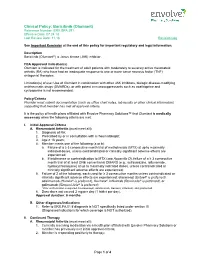Clinical Policy: Baricitinib (Olumiant) Reference Number: ERX.SPA.291 Effective Date: 07.24.18 Last Review Date: 11.18 Revision Log