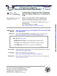 Cutting Edge: Endogenous IFN-Β Regulates Survival and Development of Transitional B Cells