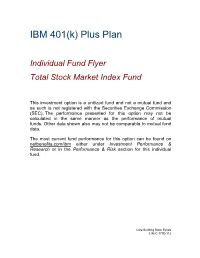 IBM 401(K) Plus Plan