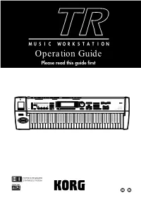 TR Operation Guide