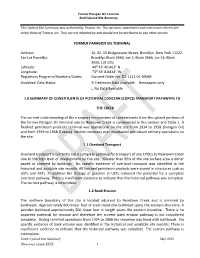 Former BCF Oil Refining Site Summary