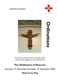 O Rdinations