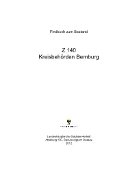 Z 140 Kreisbehörden Bernburg