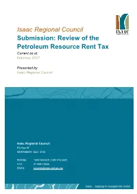 Isaac Regional Council Submission: Review of The