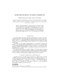 Online Linear Discrepancy of Partially Ordered Sets