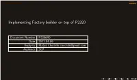 P2356R0 Date 2021-04-09 Reply-To Matus Chochlik Chochlik@Gmail.Com Audience SG7 Overview Details
