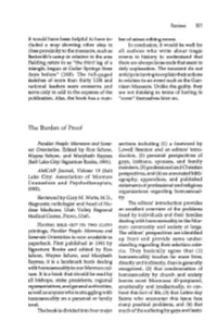 The Burden of Proof