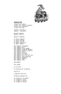 8.31.17 Openingmezcal List