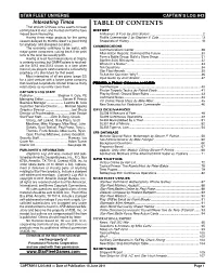 Captain's Log #43: Table of Contents