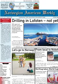 Drilling in Lofoten – Not
