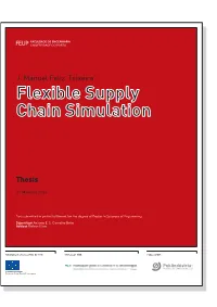 Flexible Supply Chain Simulation