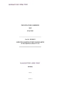 FNZ Initial Phase 2 Submission