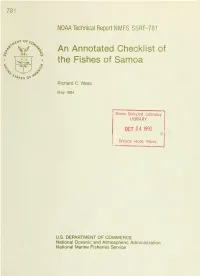 NOAA Technical Report NMFS SSRF-781