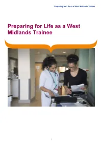 Preparing for Life As a West Midlands Trainee