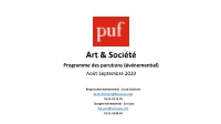 PUF ART SOC Oct Nov Dec 2020