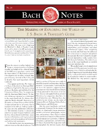Bach Notes No. 24