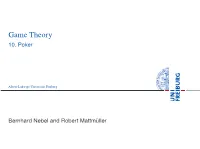 Game Theory 10