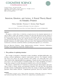 Intention, Emotion, and Action: a Neural Theory Based on Semantic Pointers